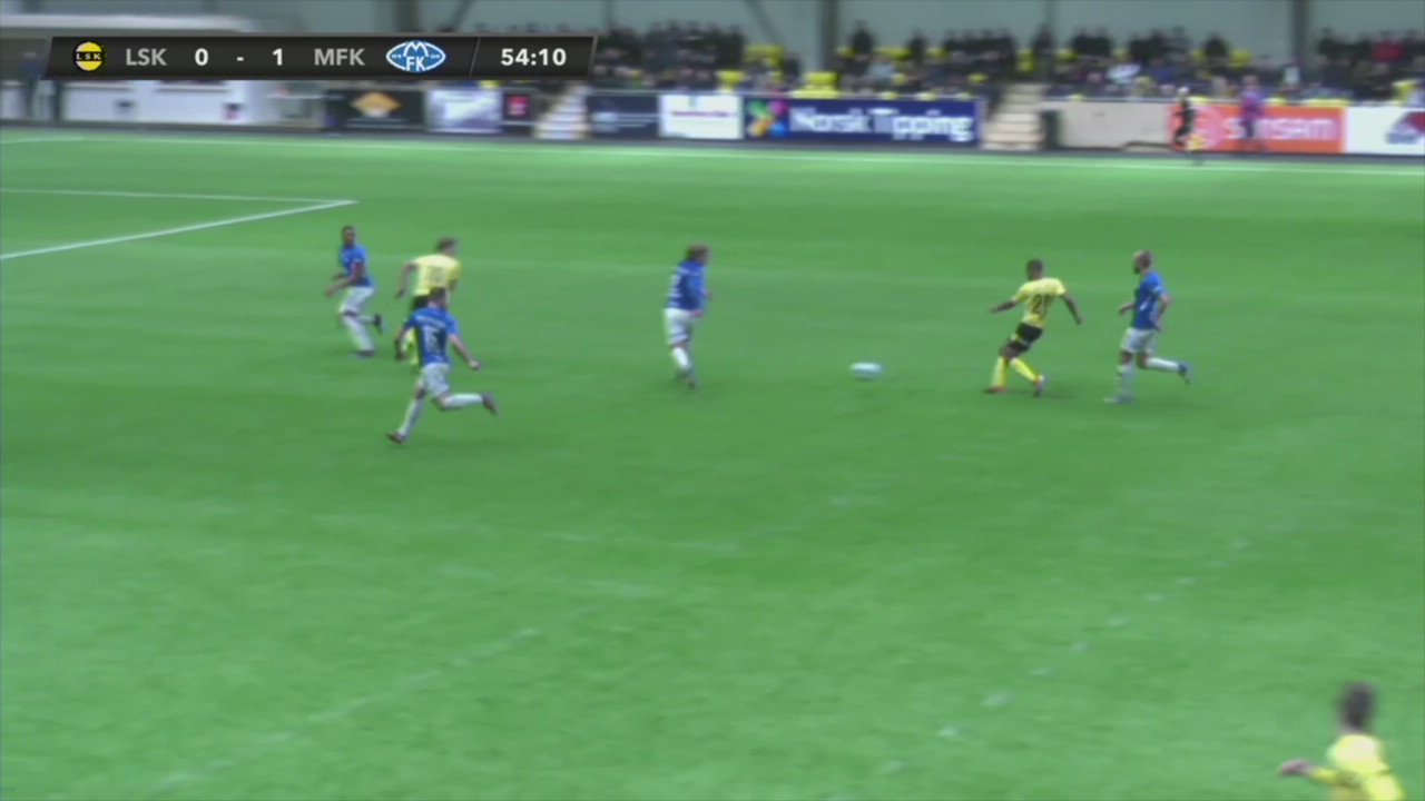 Alex Dyer scoret sitt første LSK-mål